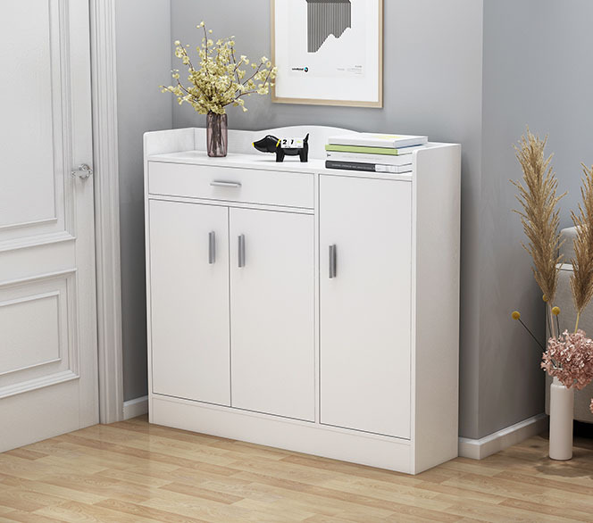 Shoe Cabinet Simple Household Porch Cabinet Simple Modern Assembly Imitation Solid Wood Shoe Rack