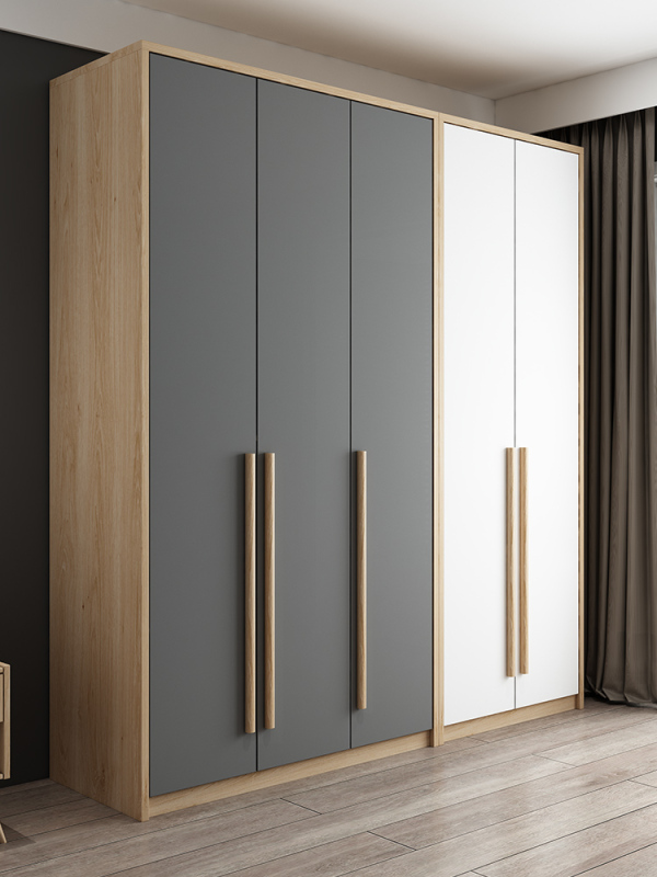 Modern Design Bedroom Furniture Melamine Wooden Wardrobe