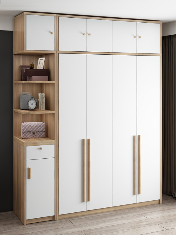 Modern Design Bedroom Furniture Melamine Wooden Wardrobe