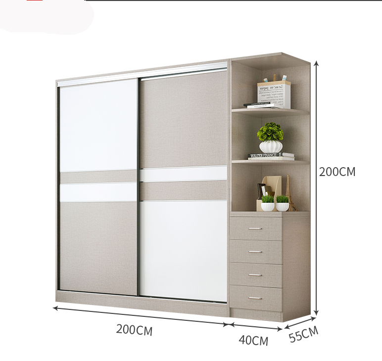 Cheap High Quality Simple Wooden Wardrobe Bedroom Furniture for Bedroom