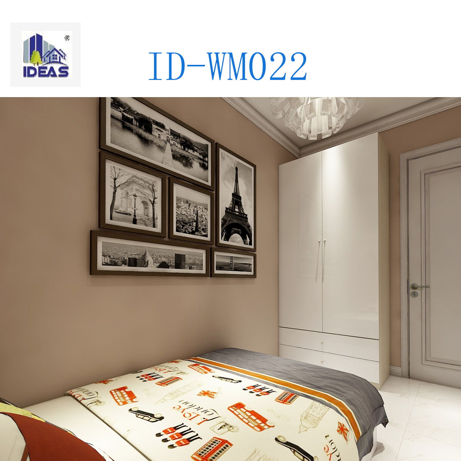 Simple Wooden Wardrobe Bedroom Furniture for Bedroom
