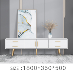 Modern Nordic TV Cabinet Tea Table Combination Set Modern Simple Living Room Bedroom TV Cabinet/TV Stand