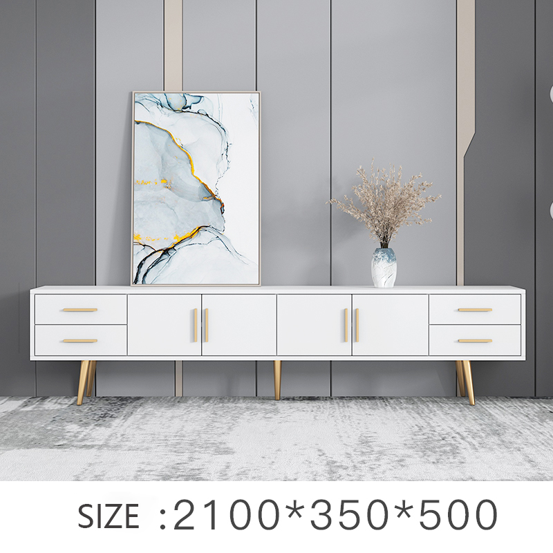 Modern Nordic TV Cabinet Tea Table Combination Set Modern Simple Living Room Bedroom TV Cabinet/TV Stand