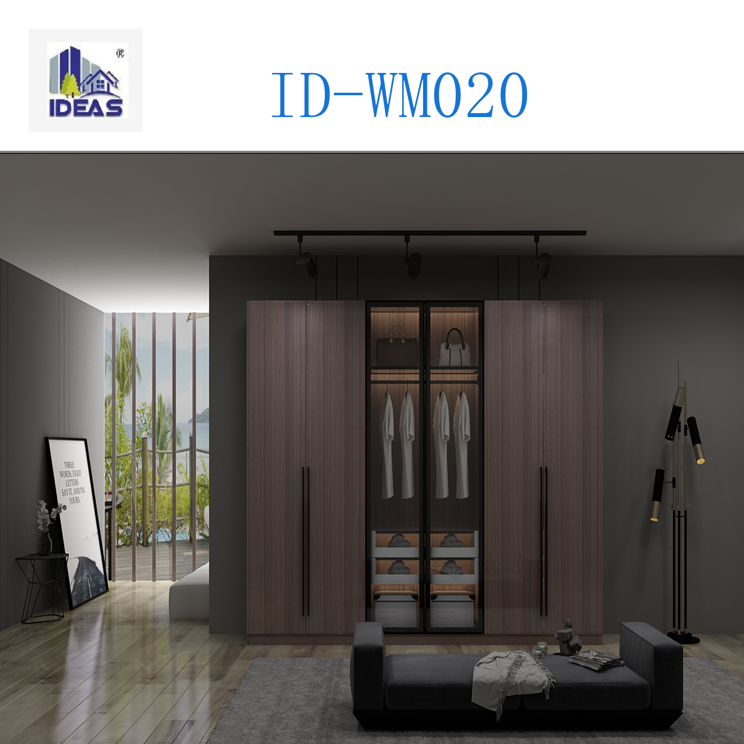 Simple Wooden Wardrobe Bedroom Furniture for Bedroom