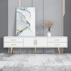 Modern Nordic TV Cabinet Tea Table Combination Set Modern Simple Living Room Bedroom TV Cabinet/TV Stand