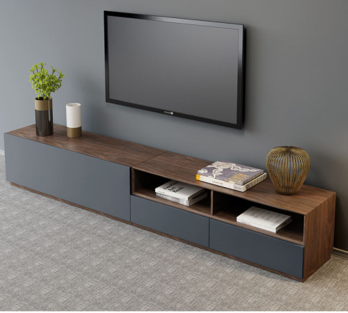 Nordic Light Luxury Living Room TV Cabinet Coffee Table Combination Color TV Cabinet Simple Modern TV Cabinet/TV Stand