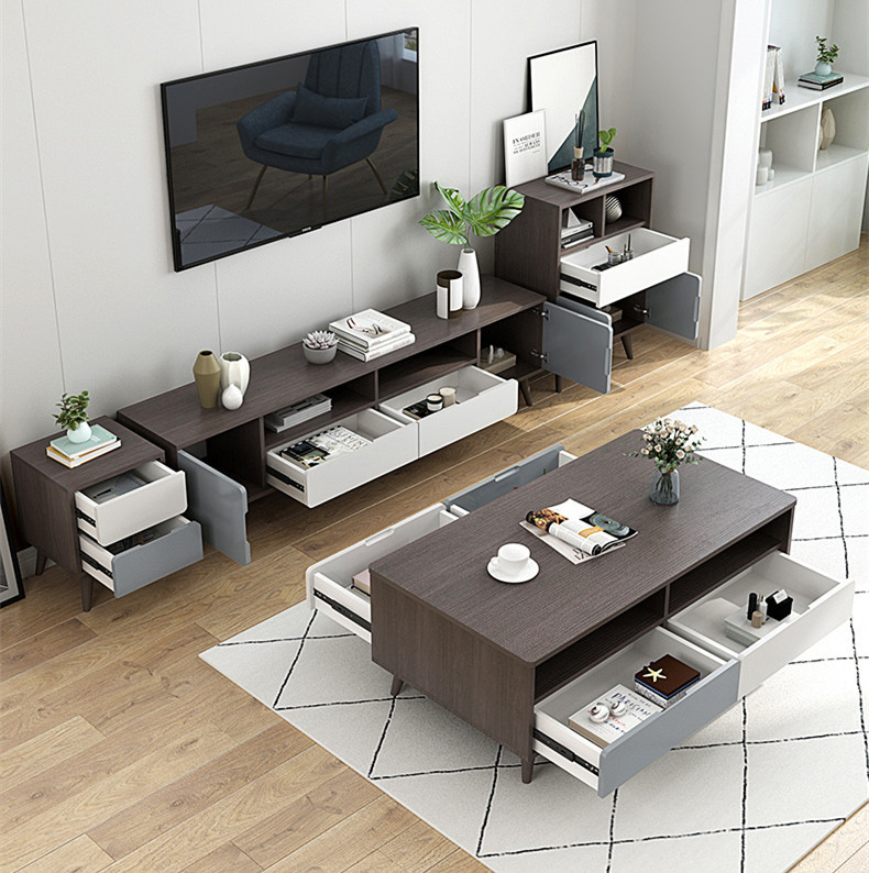 TV Cabinet Coffee Table Set Nordic Bedroom TV Cabinet Master Bedroom Modern Simple Living Room TV Cabinet