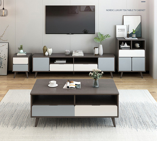 TV Cabinet Coffee Table Set Nordic Bedroom TV Cabinet Master Bedroom Modern Simple Living Room TV Cabinet