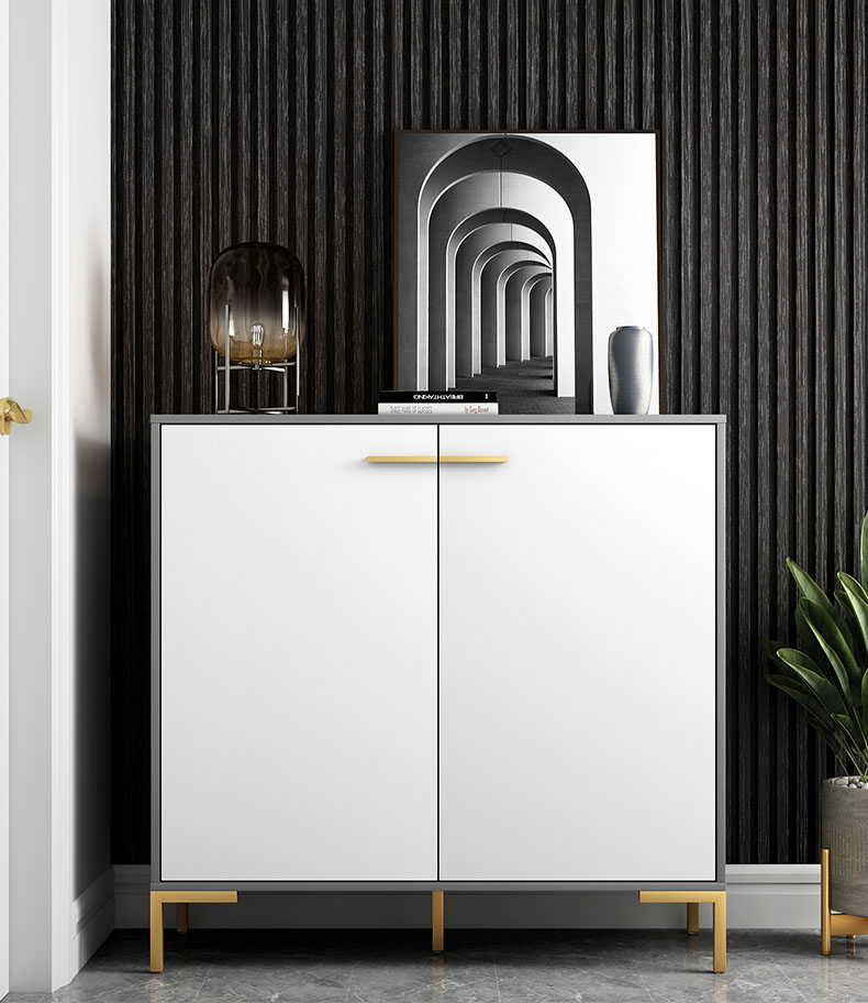 Nordic Shoe Cabinet Household Door Storage Porch Cabinet Simple Modern Large Capacity Storage Hall Shoe Cabinet/Shoe Rack