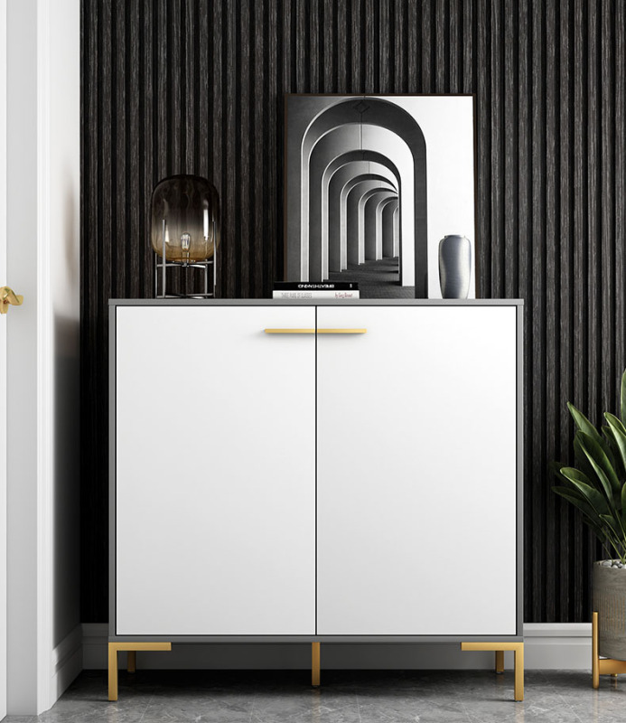 Nordic Shoe Cabinet Household Door Storage Porch Cabinet Simple Modern Large Capacity Storage Hall Shoe Cabinet/Shoe Rack