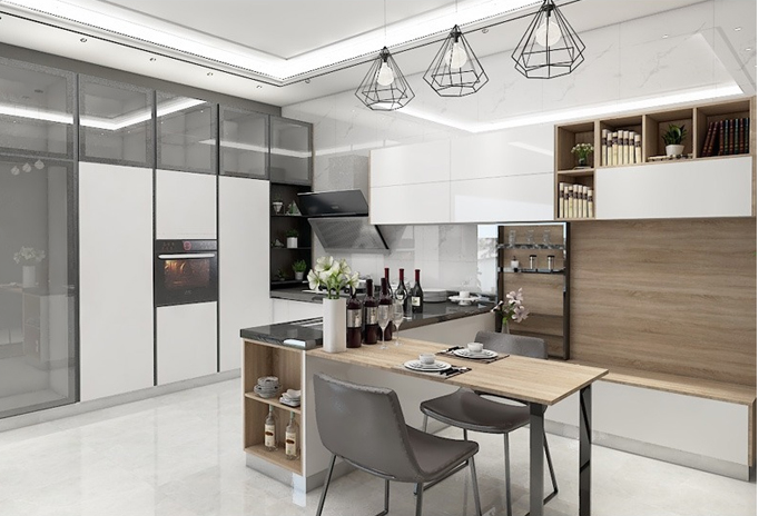 High Quality and Cheap Price home furniture simple Modern kitchen Cabinet