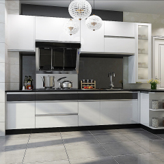 Design Kitchen Cabinet 2020 Customized Beautiful Design Assemble Wood Kitchen Cabinet