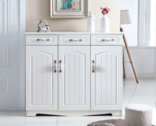 Nordic Shoes Cabinet Door Large Capacity Economic Solid Wood Living Room Storage Porch Cabinet Simple Shoe Rack