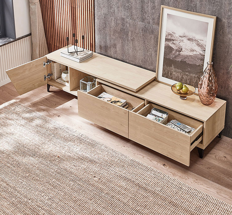Nordic Style Coffee Table TV Play Cabinet Combination