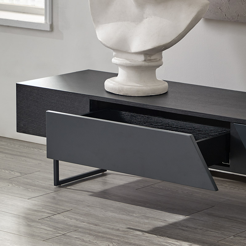 Simple Black TV Cabinet Simple Domestic Cabinet TV Cabinet