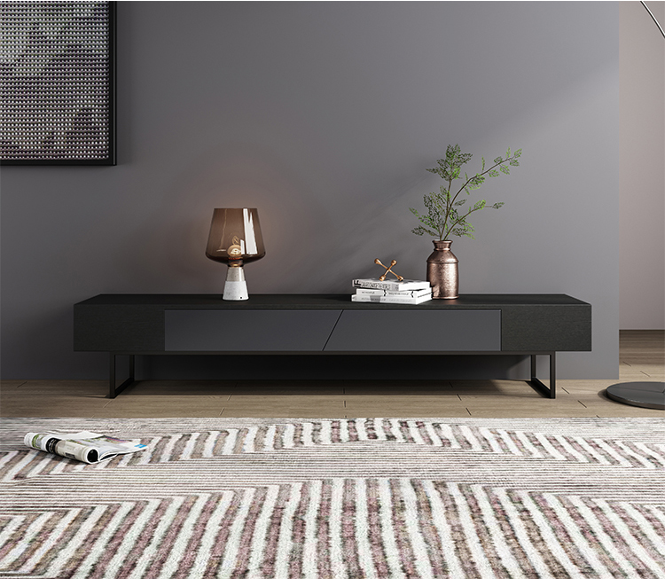 Simple Black TV Cabinet Simple Domestic Cabinet TV Cabinet