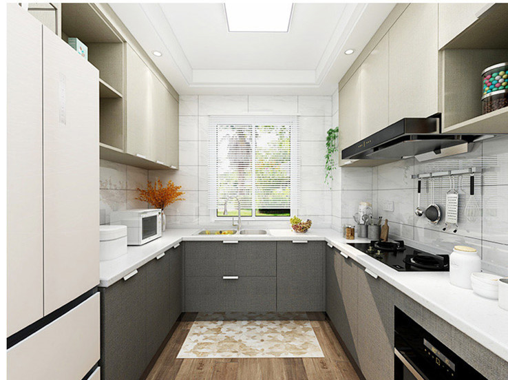 Modern Home Furniture Contracted Small Kitchen Cabinet Custom Integral Kitchen Cabinet Custom-Made Simple Cabinet