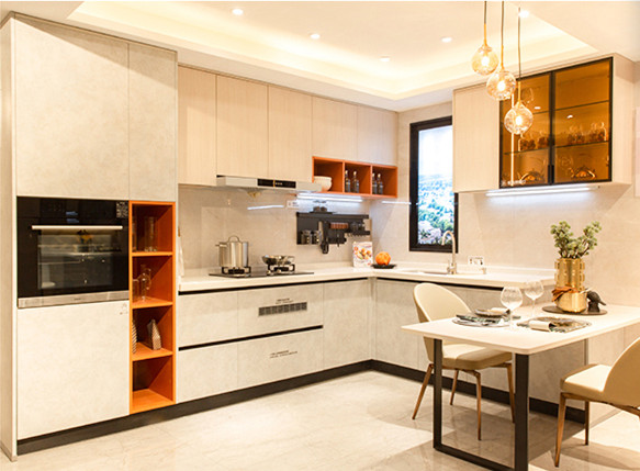Modern Home Wooden Furniture Kitchen Cabinet Custom Integral Kitchen Simple Custom Assembly Kitchen Cabinet