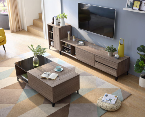 Nordic Style Coffee Table TV Play Cabinet Combination