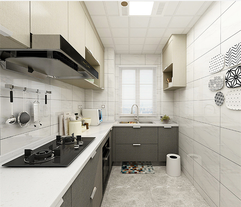 Modern Home Furniture Contracted Small Kitchen Cabinet Custom Integral Kitchen Cabinet Custom-Made Simple Cabinet