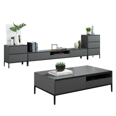TV Cabinet Coffee Table Simple Post-Modern Ultra-Thin Narrow Solid Wood Bedroom TV Cabinet