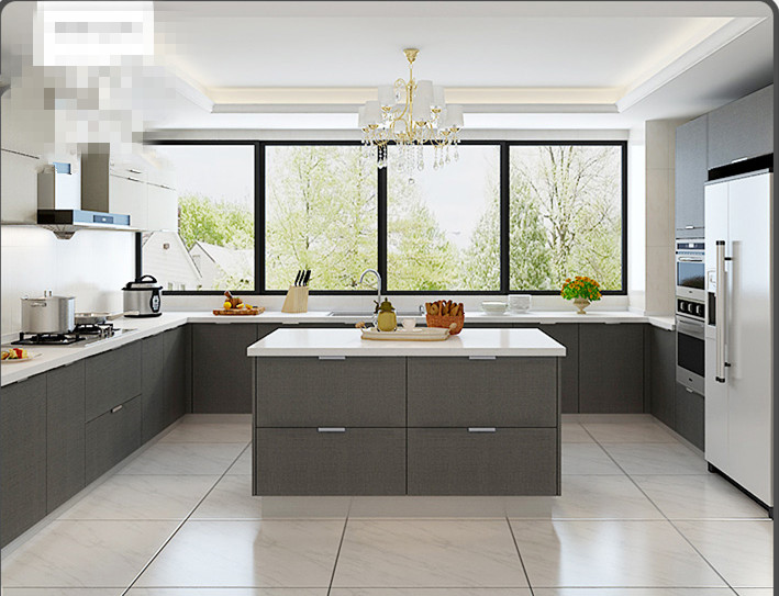 Modern Home Furniture Contracted Small Kitchen Cabinet Custom Integral Kitchen Cabinet Custom-Made Simple Cabinet