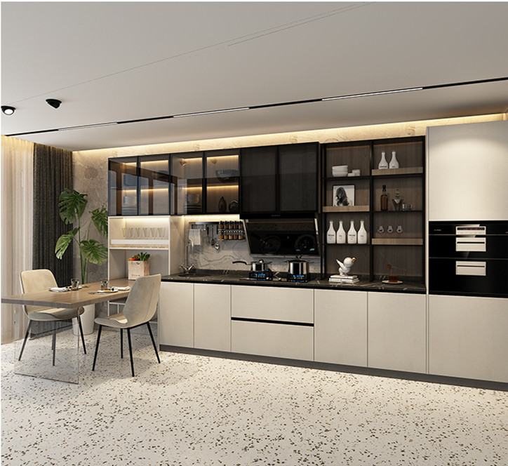 Modern Contracted Integral Ambry Custom Kitchen Countertop Ambry Integral Ambry Kitchen Cabinet