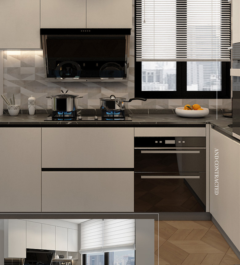 Modern Contracted Integral Ambry Custom Kitchen Countertop Ambry Integral Ambry Kitchen Cabinet