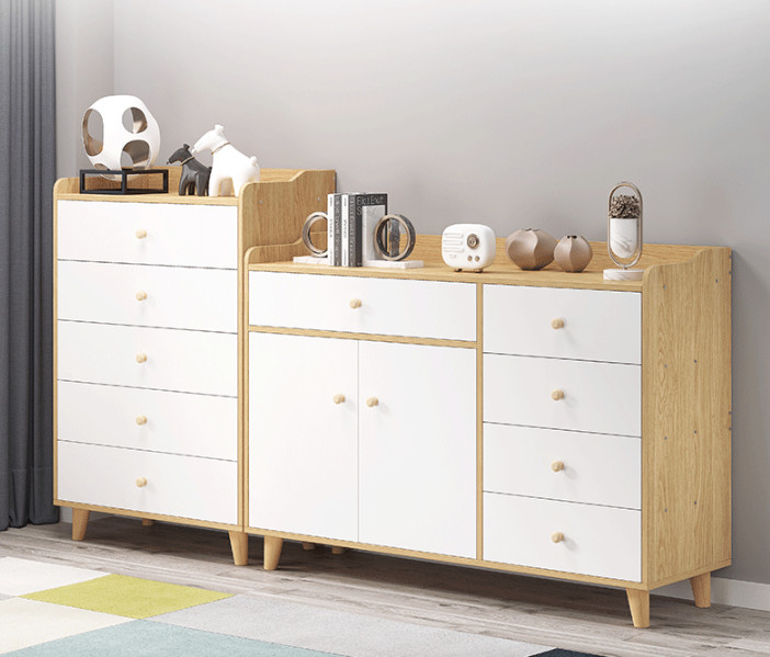 Nordic Chest of Drawers Simple Modern Bedroom Lockers Drawer Cabinet