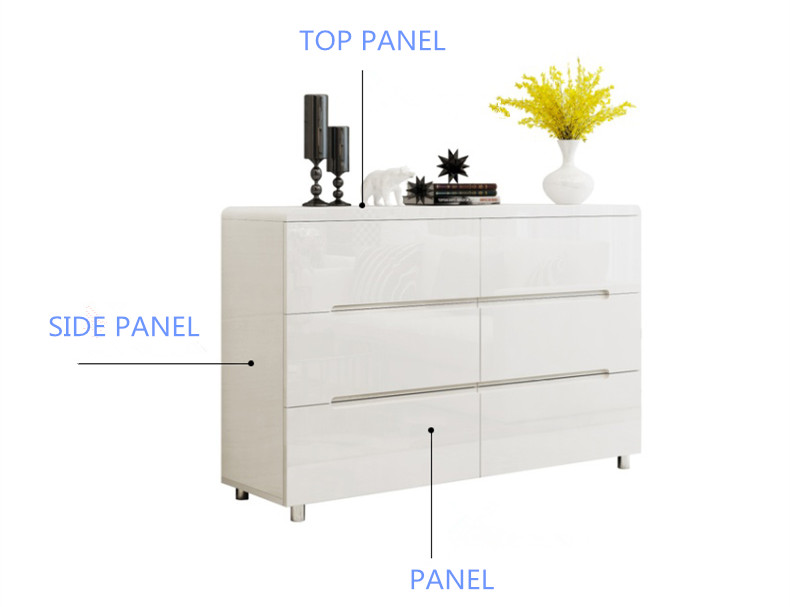 Simple Modern Living Room Lockers Drawer Cabinet Bedroom Storage Cabinet Economic-Type Chest of Drawers