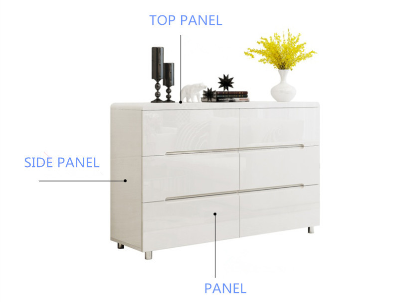 Simple Modern Living Room Lockers Drawer Cabinet Bedroom Storage Cabinet Economic-Type Chest of Drawers