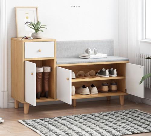 Modern Shoes Cabinets Storage Furniture Door Storage Modern, Simple with Drawer Shoe Rack