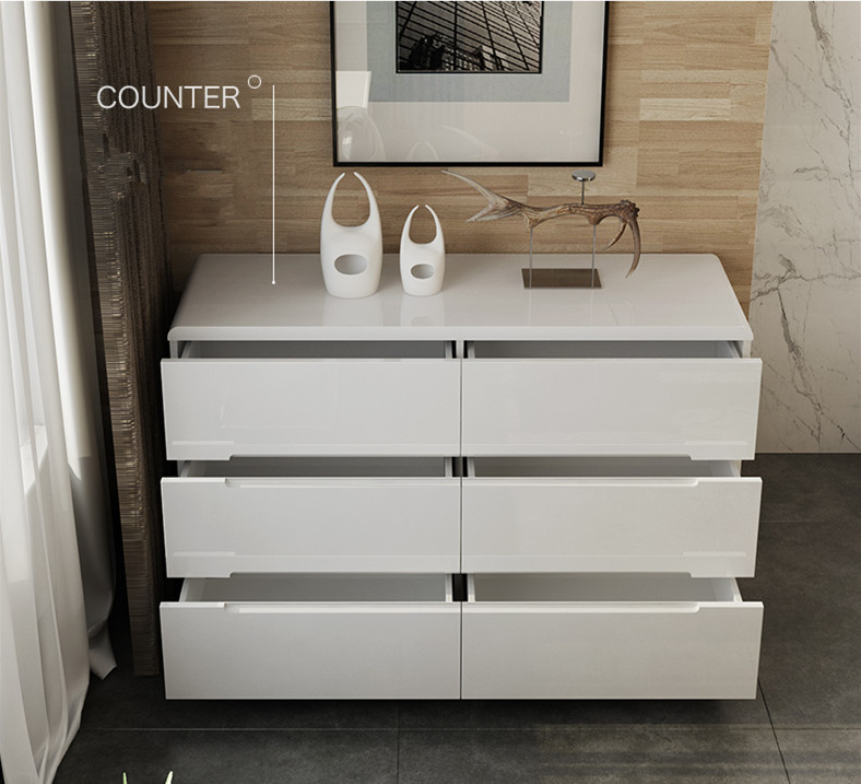 Simple Modern Living Room Lockers Drawer Cabinet Bedroom Storage Cabinet Economic-Type Chest of Drawers