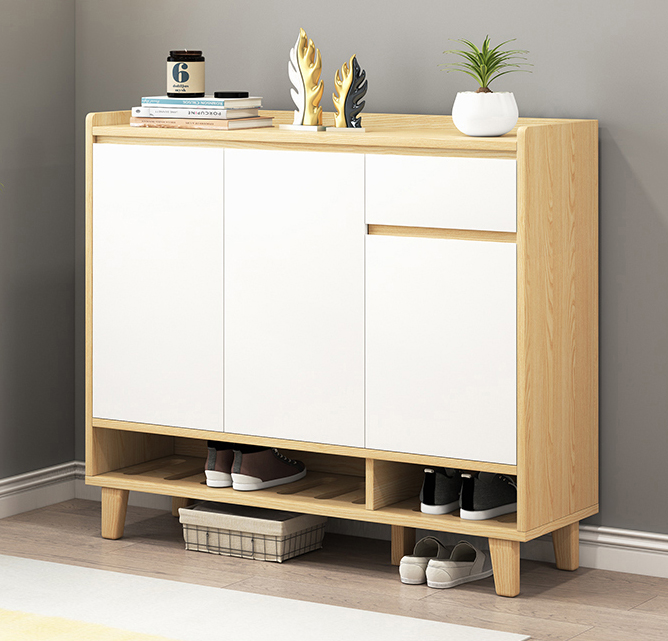 Nordic Shoe Cabinet Simple Modern Multi-Functional Hall Porch Cabinet Living Room Storage Storage Cabinet Shoe Rack