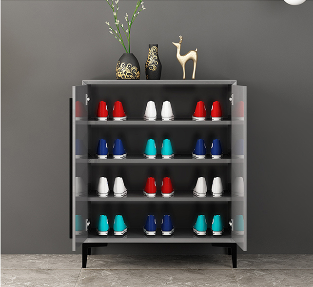 Nordic Shoe Cabinet Simple Modern Multi-Functional Hall Porch Cabinet Living Room Storage Storage Cabinet Shoe Rack