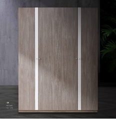 Wardrobe Simple Four Door Five Door Wardrobe Dark Oak Grain Bedroom Furniture Wardrobe