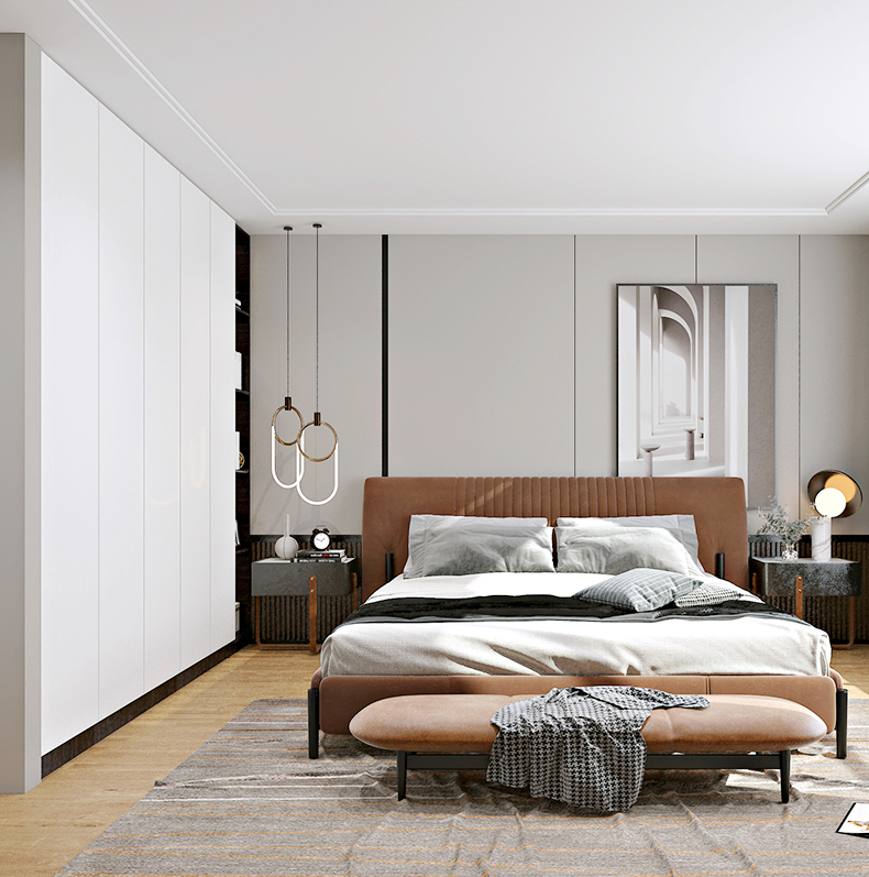 Bedroom Wardrobe Sliding Door Customized Super High Cabinet Wardrobe Bedroom Furniture Wardrobe