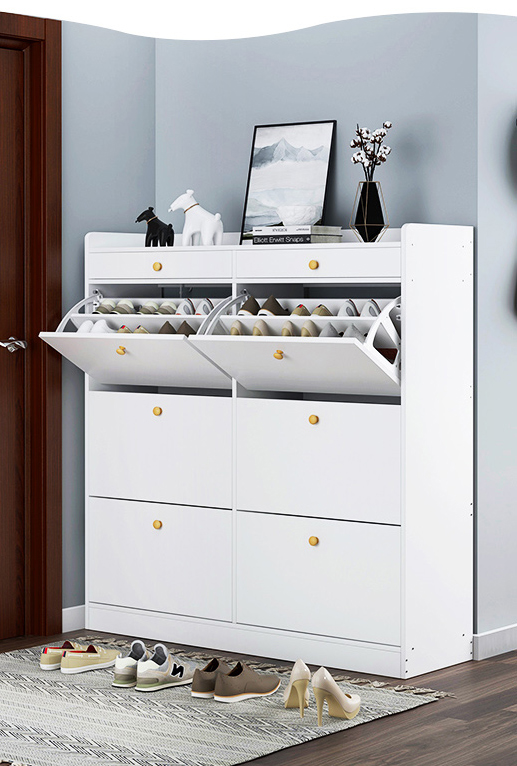 Shoe Cabinet Household Ultra-Thin Storage Porch Cabinet Indoor Multi-Layer Turnover Shoe Cabinet Shoe Rack