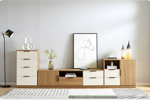 Nordic Simple Home TV Cabinet Combination Living Room Bedroom TV Cabinet/TV Stand