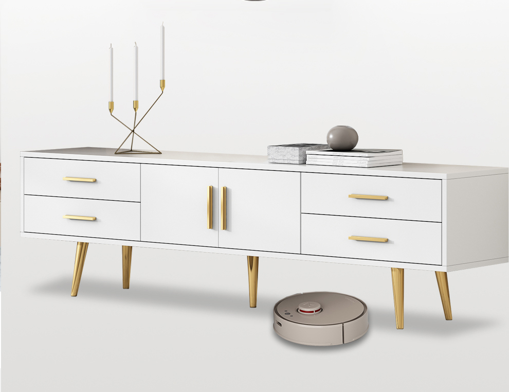 Nordic TV Cabinet Simple Modern Living Room Bedroom White TV Cabinet/TV Stand