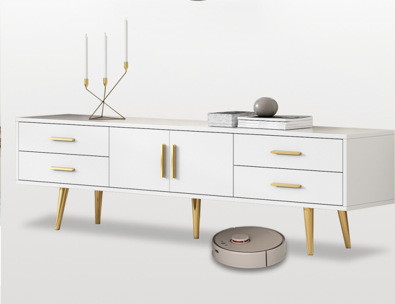 Nordic TV Cabinet Simple Modern Living Room Bedroom White TV Cabinet/TV Stand