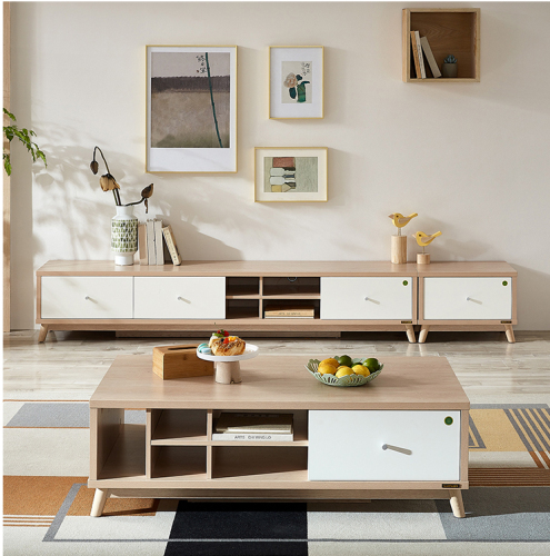 Nordic Modern Simple Furniture Living Room Tea Table Combination TV Cabinet/TV Stand