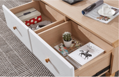 Nordic TV Cabinet Simple Minimalist TV Cabinet Tea Table Combination Living Room High Cabinet TV Cabinet/TV Stand