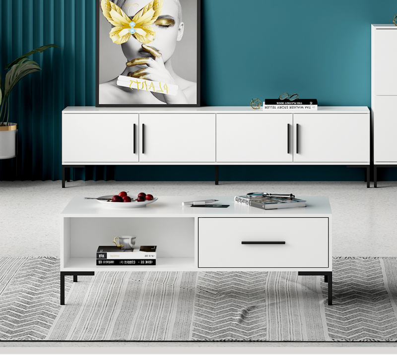 Nordic Modern Simple Small Family Home Furniture Livingroom TV Cabinet/TV Stand