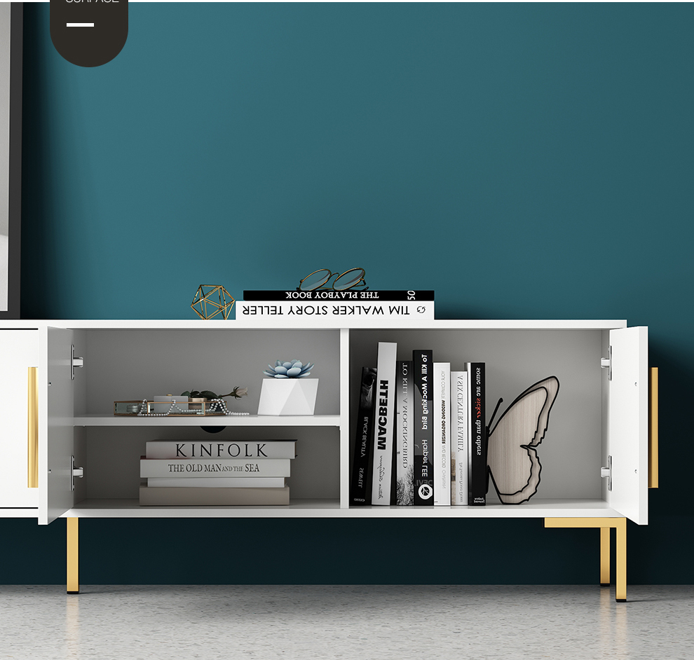 Nordic Modern Simple Small Family Home Furniture Livingroom TV Cabinet/TV Stand