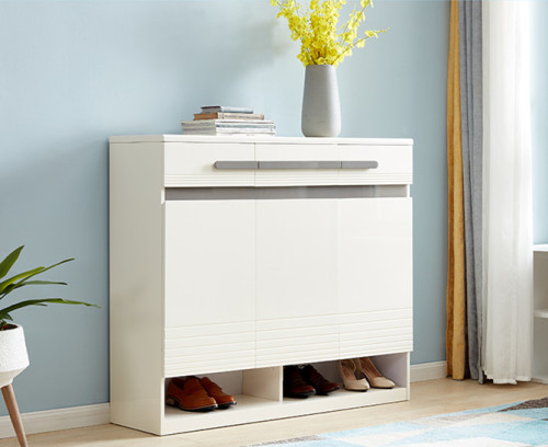 Modern Simple Two-Door Porch Shoe Cabinet Opposite Door Dustproof Shoe Rack Household Shoe Cabinet Shoe Rack