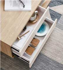 Modern Simple Family TV Cabinet Tea Table Combination Storage Small Household Cabinet Set TV Cabinet/TV Stand