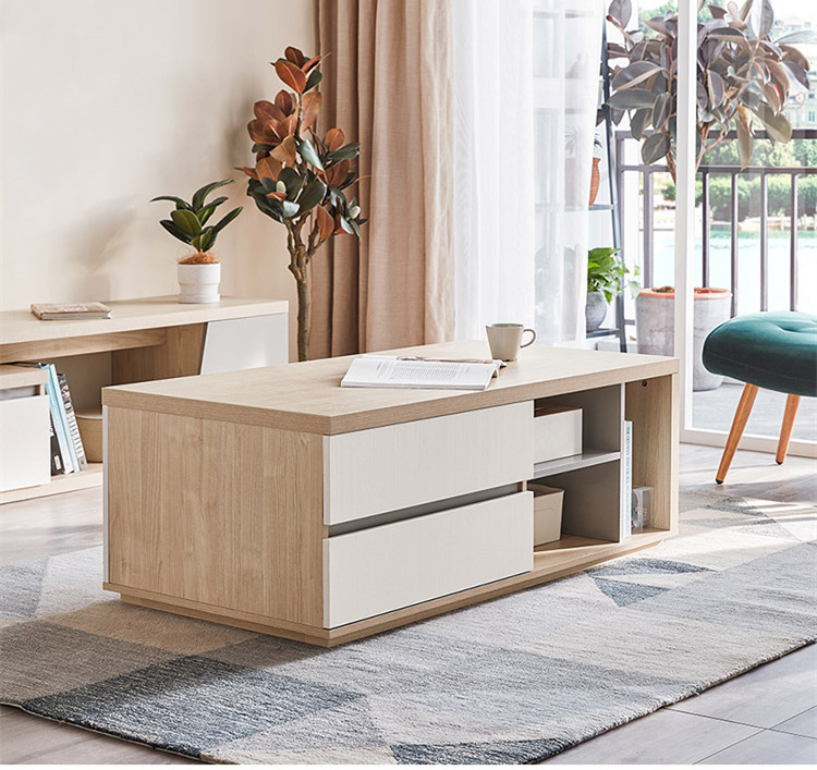 Modern Simple Family TV Cabinet Tea Table Combination Storage Small Household Cabinet Set TV Cabinet/TV Stand