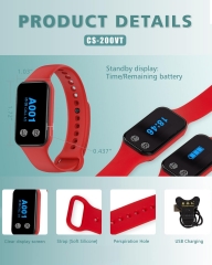 Wireless Caregiver Pager Calling System Call Button Nurse Alert System with 1 Watch Pager and 5 2-Key Call Buttons (200VT-WRM2-5)