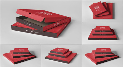 Idée de conception d'emballage de boîte à Pizza 2020